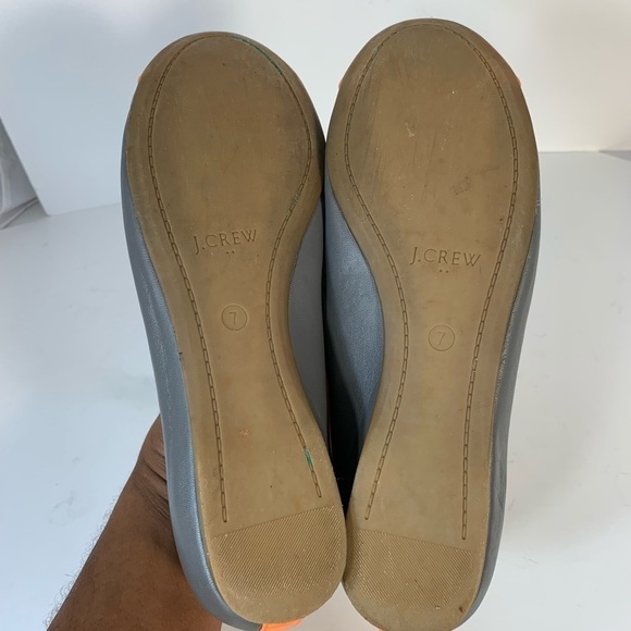 J.Crew Patent Leather Cap Toe Flats Sz 7 - Picture 4 of 6